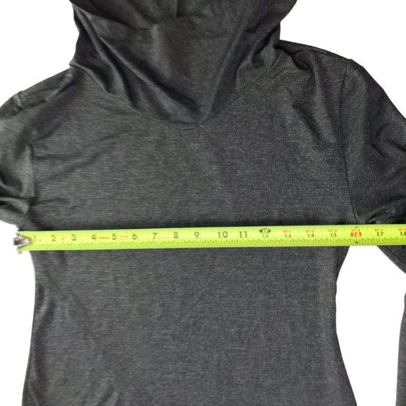 SPLITS FIFTY-NINE 59 Hoodie Hooded Sweatshirt Pullover Stretch Women's S Gray LS - Picture 13 of 16